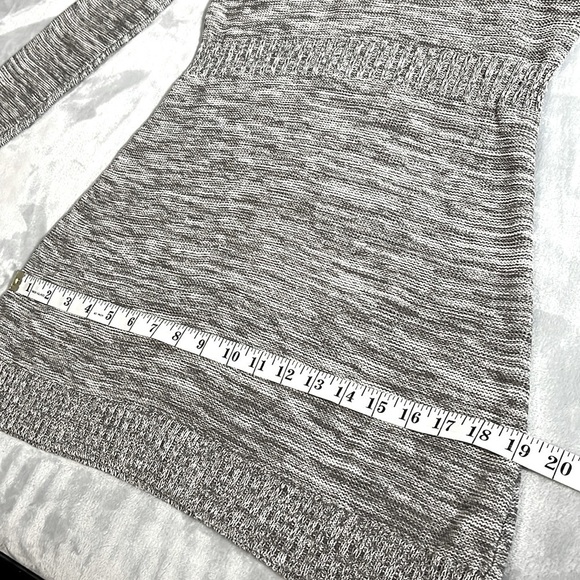 Roxy Hooded Tunic Top Marble Grey/Beige - Picture 11 of 14